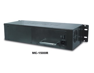 15-slot 19" Media Converter Chassis with Redundant Power Opt